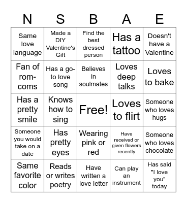 Ice Breaker Bingo Card