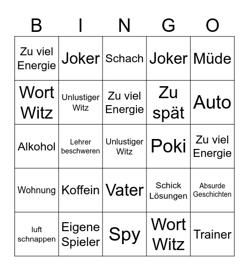 BingoBingo Card