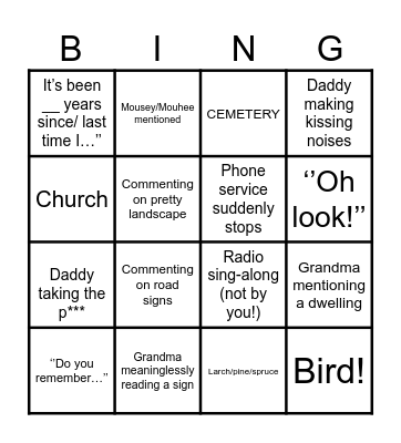 Car bingo! (Cough once for first line, tap other person to ‘teacher rhythm’ for whole board) Bingo Card