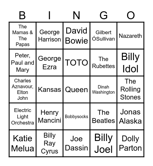 😵‍💫Bingo 94😵‍💫 Bingo Card