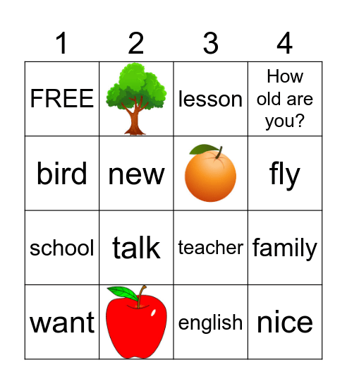 TU BISHVAT BINGO Card