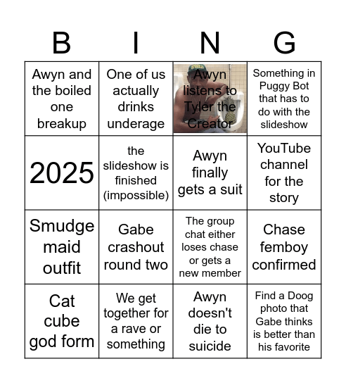 Wayfair wonder group 2025 bing Bingo Card