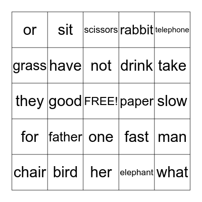 Frank is a Winner! Bingo Card