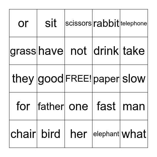 Frank is a Winner! Bingo Card