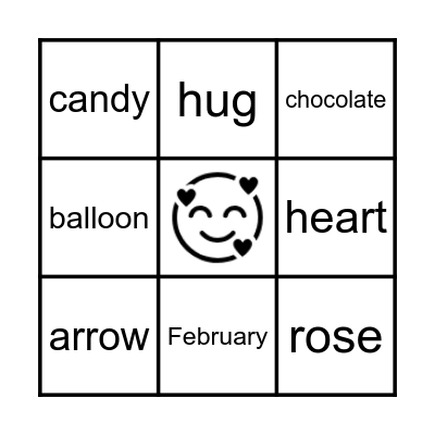 Valentine's Day Bingo Card