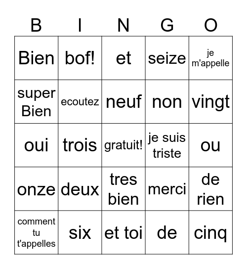 Jeremy Scudder Bingo Card