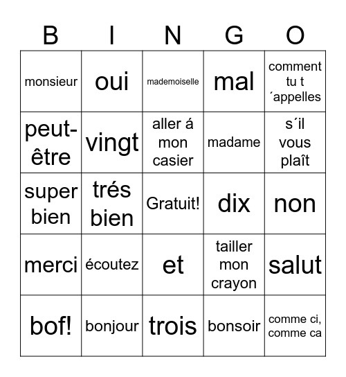 Tegan Paige Hopkins Bingo Card
