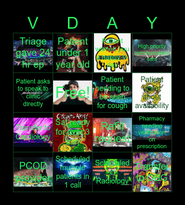 Small Valentines 2/14/2025 Bingo Card