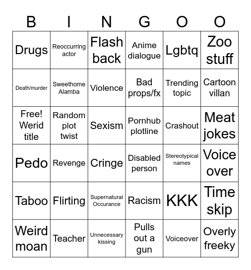 Tomorrow’s teaching Bingo Card