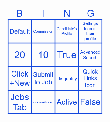 Ceipal ATS Bingo Card