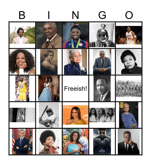 BLACK HISTORY Bingo Card