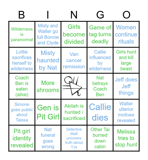 Yellowjackets S3 BINGO Card