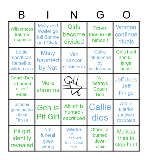 Yellowjackets S3 BINGO Card