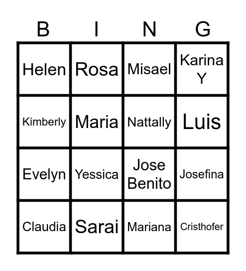 ESL 602-02 Spring 2025 Bingo Card