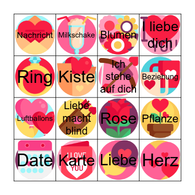 Friendship Party Bingo Card