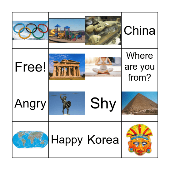 Alpha Bingo Card