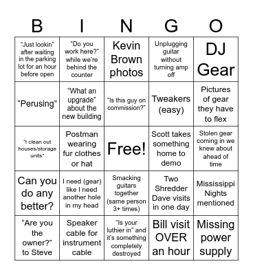 BINGO 2/16-2/22 Bingo Card