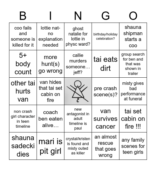yellowjackets-season 3 Bingo Card