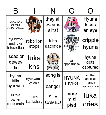 WEIGE ALNST PREDICTIONS Bingo Card