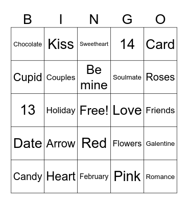 Galentine’s Day Bingo Card