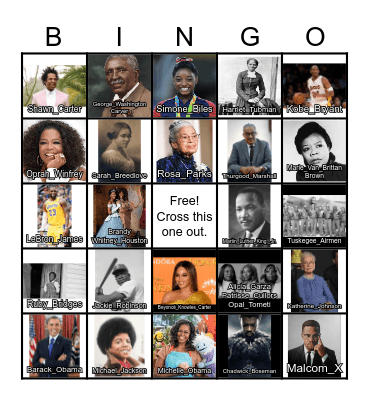 BLACK HISTORY Bingo Card