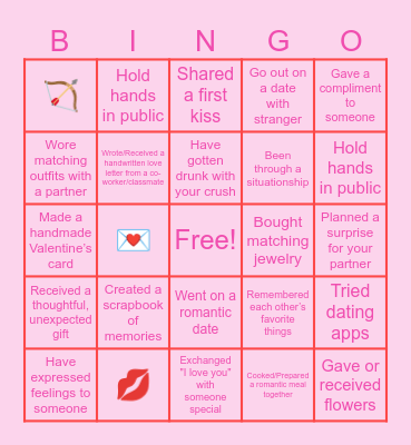 LOVE-OH BINGO Card
