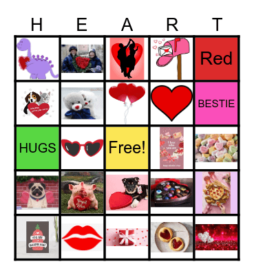 Valentine's Day Bingo Card