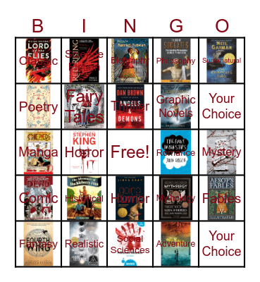 Genre BINGO Card