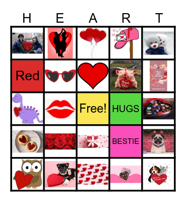 Valentine's Day Bingo Card