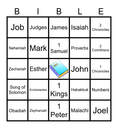 BIBLE BINGO Card