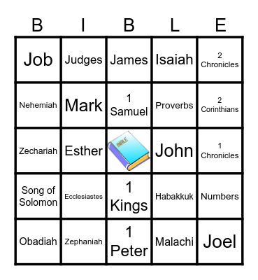 BIBLE BINGO Card