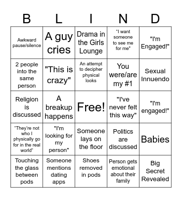 Love Is Bingo Card