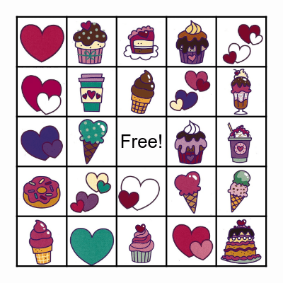 Valentine Bingo Card