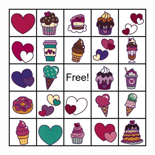 Valentine Bingo Card
