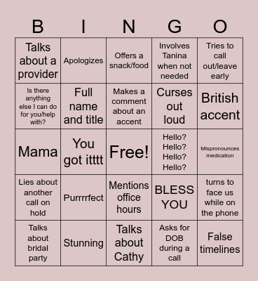 2.0 Bingo Card