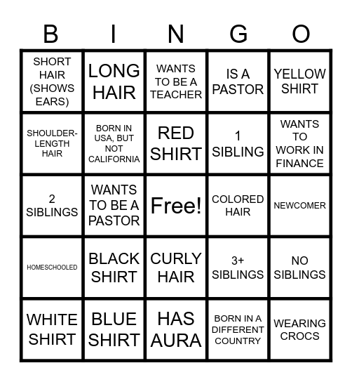 FRIENDS SUNDAY 2025 Bingo Card