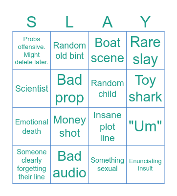 WILDEYE Bingo Card