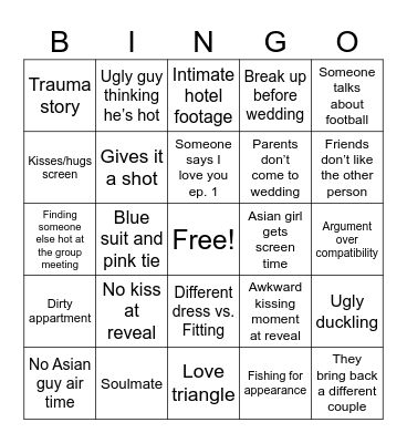 LIB Bingo Card