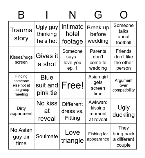 LIB Bingo Card