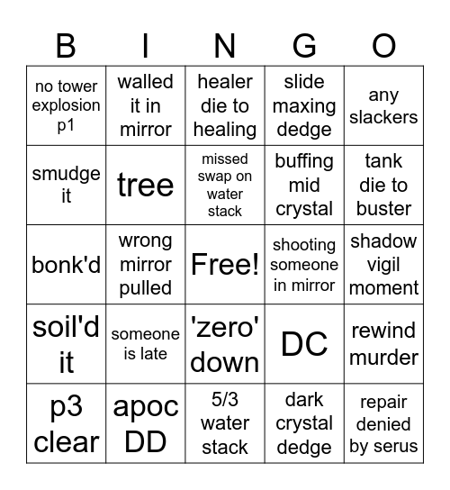 bingo 2/14/2025 Bingo Card