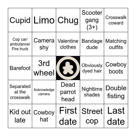 Eric Bingo Card