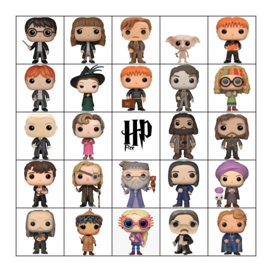 Funko Harry Potter Bingo Card