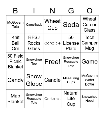Signatures Bingo Card