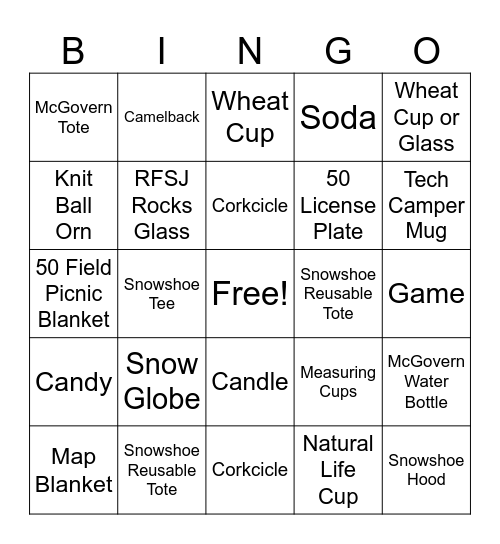 Signatures Bingo Card