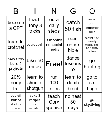 before baby time! Bingo Card