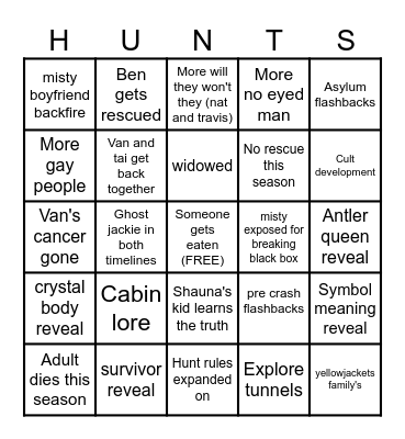 YellowJackets Bingo Card