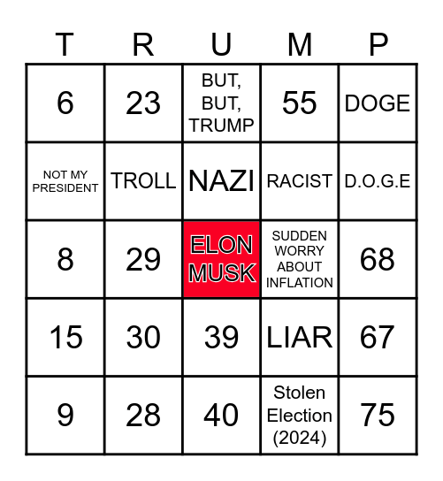 ACTIVIST DEMOCRAT PAGE Bingo Card