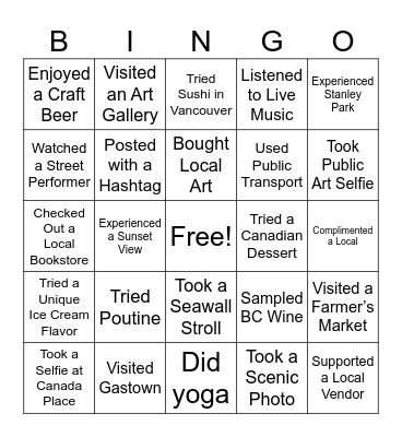 IABC World Conference 2025 Bingo Card