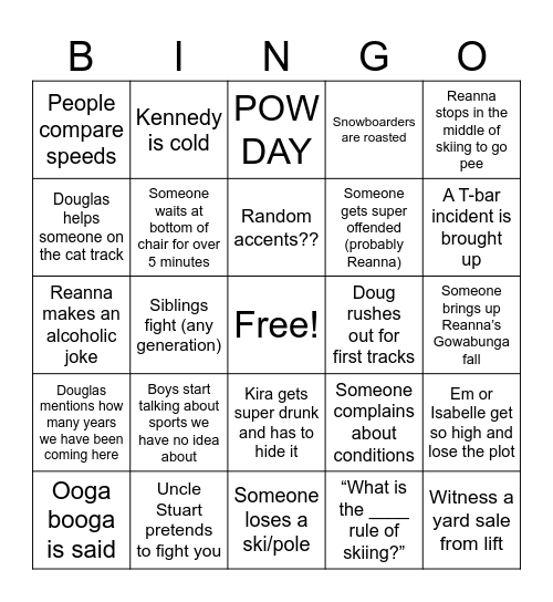 Silver Star Bingo 6 Bingo Card