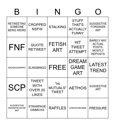 JUDE BINGO Card